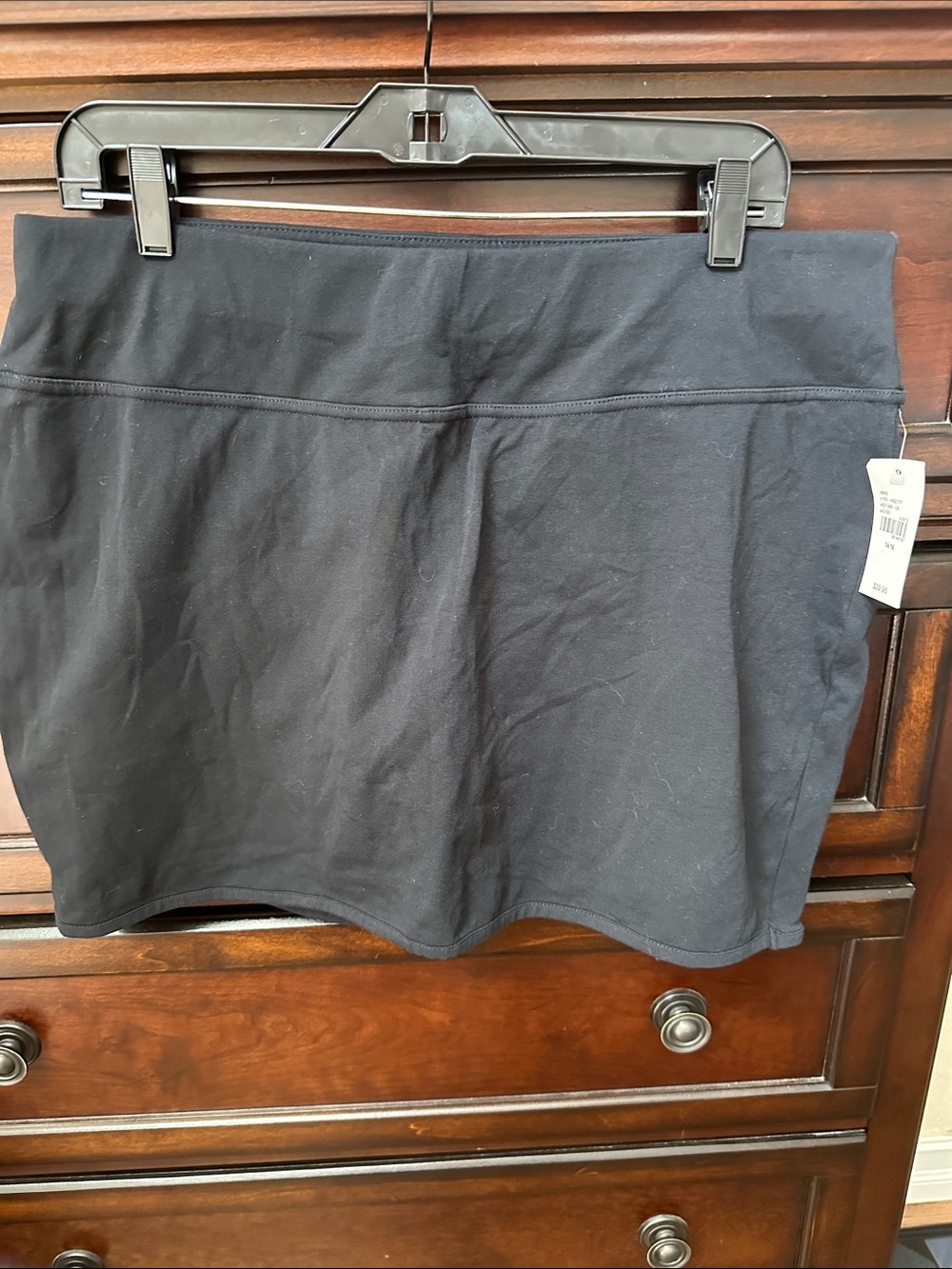 Lane Bryant Black Mini Skort